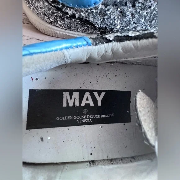 Golden Goose May Sneakers sz 38 - Picture 3 of 14